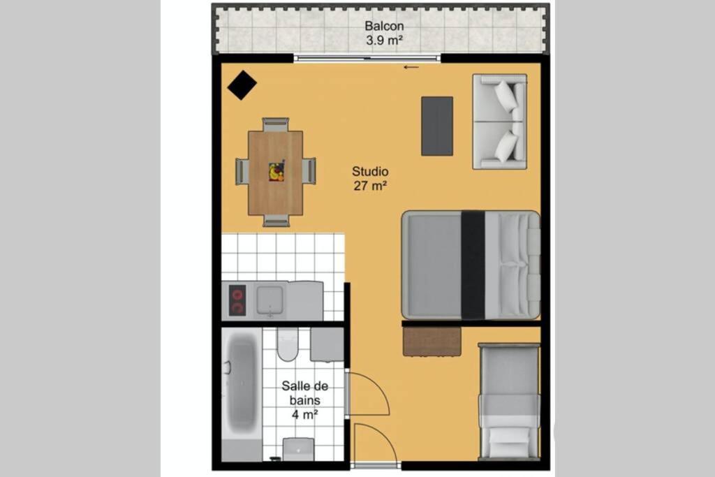 Le Relai S31 - Grand Et Lumineux Studio Avec Coin Montagne 4-6 Pers, Tout Equipe, Avec Wifi, A 30M Des Pistes Avec Un Grand Balcon, Draps Non Compris Saint-Jean-dʼAulps Zewnętrze zdjęcie